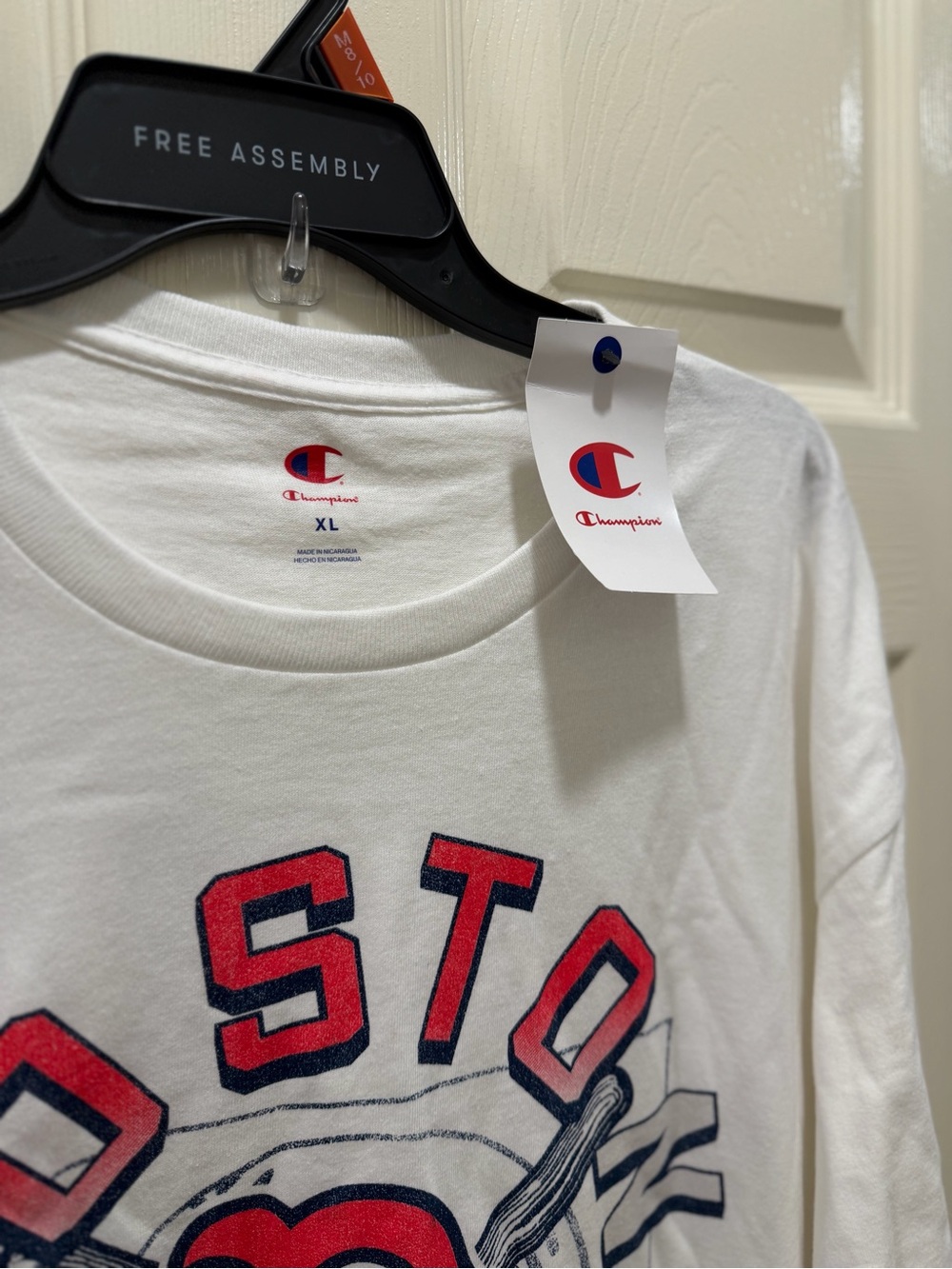 Champion x Boston Red Sox White Graphic Tee XL - Picture 3 of 4